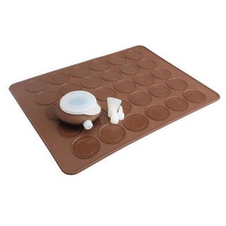Baking Silicone Double Side Sheet Mat Cookie Chocolate Mould Mode Set