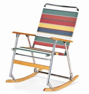 Sun & Sand Folding Beach Rocking Chair   19 Choices   Made in the USA