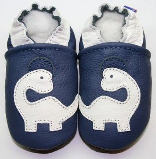 baby shoes dinosaurs blue 0 6 m crib shoe 100% leather first gift