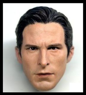Christian Bale 1/6 Head Sculpt @@ Hot Toys Batman DX12 TDK DX02 CIAN