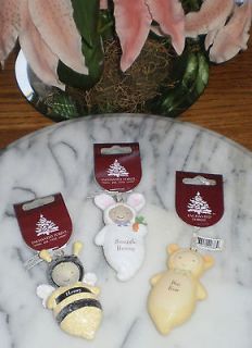 ONE (1) BABYS FIRST CHRISTMAS ORNAMENT BEAR, BEE OR BUNNY~IMMEDIAT E