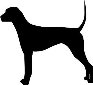 Plott Hound Dog Decal 3.75x4.1 choose color
