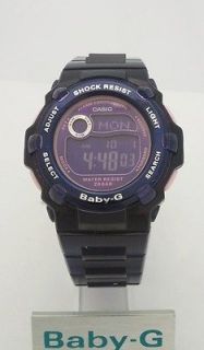 BABY G 200m BG3000A 2 Dark Blue Glossy band Slim Marine BG3000A NEW