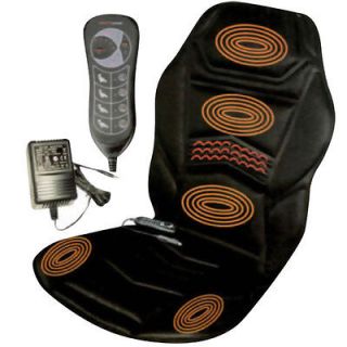 NEW FULL SEAT HEATED BACK SEAT MASSAGE CUSHION FOR CHAIR VAN CAR