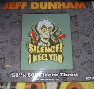 Jeff Dunham 50 X 60 Fleece Throw / Blanket Achmed