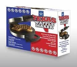 The Texas Waffle Maker / Waffle Iron * New