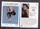 1992 U. S. OLYMPIC HOPEFULS MARK LENZI DIVING CARD #36