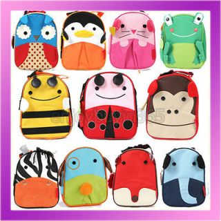 Book Bag Lunch Box Animal ZOO Handbag Child Toddler Boys Girls Kids