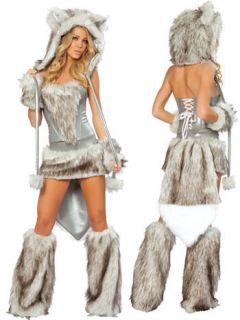 Sexy Fur Big Bad Wolf Complete Furry Halloween Costume C 80062/3/4/5 J