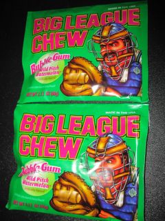 Big League Chew 2  2.12 oz Wild Pitch Watermelon