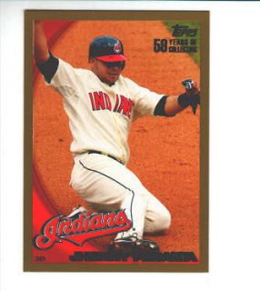 2010 Topps GOLD #287 Jhonny Peralta Indians /2010