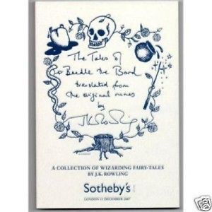 Beedle Bard Sothebys Catalogue Catalog   Harry Potter