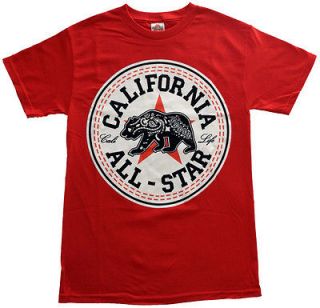 All Star Cali Life T Shirt   Bandana State Bear Classic Cali