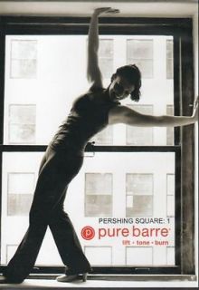 PURE BARRE BALLET DANCE PERSHING SQUARE 1 DVD NEW SEALED WORKOUT