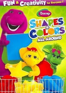 Barneyshapes & Colors All Around   DVD New & Sealed