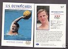 1992 OLYMPIC HOPEFULS MICHAEL EVANS WATER POLO CARD #97