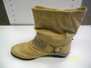 New Womens Military Combat Boots Chestnut Color Size 7