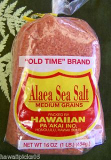 POUND Hawaiian RED Alaea SEA SALT Seasoning Ahi Poke Recipe Gift