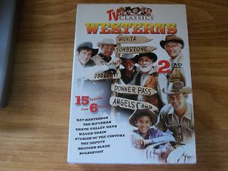 TV Classics Westerns NEW DVD 15 Episodes in Sealed Package Wagon Train