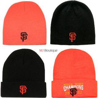 NW MLB San Francisco Giants Long Beanie Cuff Knit warm Winter Hat