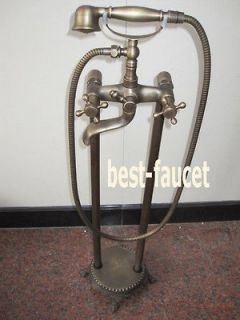 Free Standing Floor Mounted Bathtub Faucet/Antique Shower Set Mixer