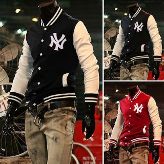 Mens Varsity NY Yankees Baseball Jackets Boys Uniform CASUAL SPORT