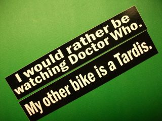 Doctor Who Bike Set vinyl stickers