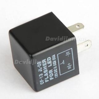 New 3 Pin Electronic Car Flasher Relay to Fix LED Light Blink Flash