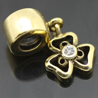 Pendant Silver European Charm Bead for Snake Bracelet/Neckl ace X052C3