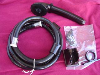 RV hand held on/off SHOWER HEAD +60 hose Rubbed oil bronze camper