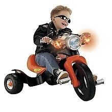 Kids Harley Davidson Light & Sound Motorcycle Tricycle 3 Wheel Fisher