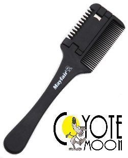 Hair Razor Comb, Cut/Scissor/Ha irdressing/Thi nning/Featheri ng/Trim