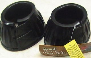 First Choice small black pro guard bell boots horse tack equine