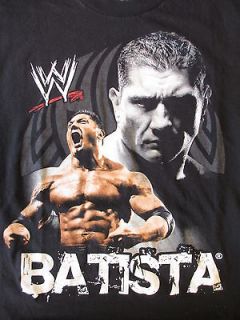 Great WWE T Shirt   BATISTA 2007   size LARGE