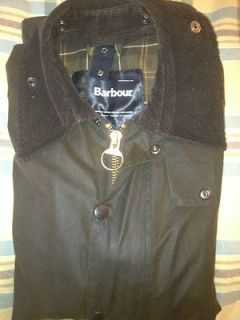 Barbour   Beaufort Wax Jacket   Size 40 Mens   OLIVE (not green)