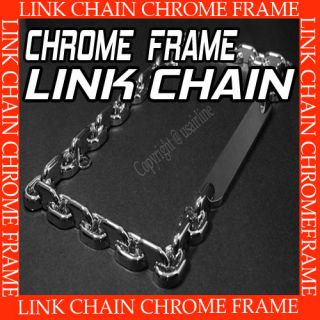 CHAIN LINK METAL LICENSE PLATE FRAME BEST QUALITY AAA+ (Fits Bentley