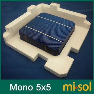 40 pcs of Mono Solar Cell 5x5 2.72w, GRADE A, monocrystallin e cell