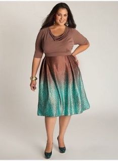 Womens Igigis Jane Vintage Dress in Cocoa/Mint NWT 12, 14/16,18/20,22