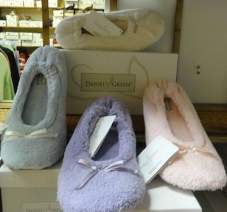 DANIEL GREEN BEDROOM SLIPPERS TRACY TERRY CLOTH 