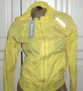 B7 Womens Bench rain Jacket coat Yellow small  UK 10 or US 6 BNWT