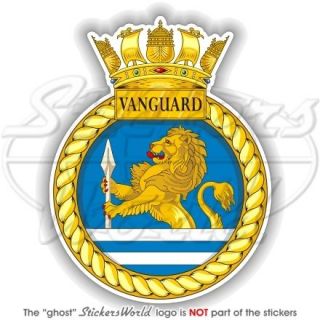 HMS VANGUARD S28 Badge British Royal Navy Submarine Crest, Vinyl