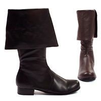 Bell Cuff Pirate Boots Black or Brown SM 8 9 Med 10 11