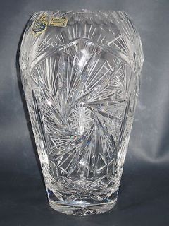 BEYER BAVARIA   Brilliant Cut Crystal Pinwheel Fan Cut   LARGE FLOWER