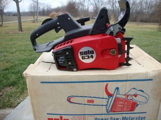 SOLO 634 CHAINSAW VINTAGE COLLECTABLE SAW NOS GERMAN SAW