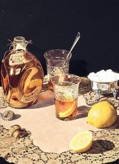 1934 Dimple Scots Scotch Whiskey Pinch Bottle Lemon   ORIGINAL