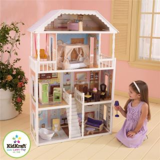 KidKraft Savannah Dollhouse Doll House Toddler PlaySet Pretend Play