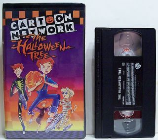 The Halloween Tree VHS Cartoon Network Leonard Nimoy Animated Ray
