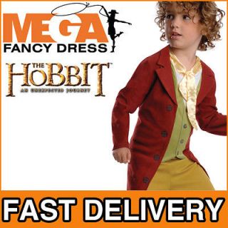 Bilbo Baggins The Hobbit Boys Movie Book Week Fancy Dress Costume Kids