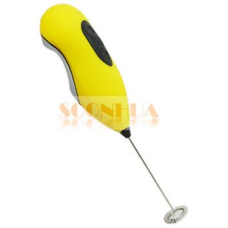 Electric Milk Coffee Shaker Frother Whisk Mixer Eggbeater