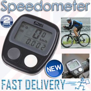 Digital LCD Speedometer Bike Cycle BICYCLE Speedo Odometer mph / kph